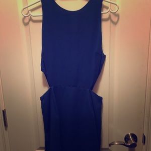 Royal blue dress